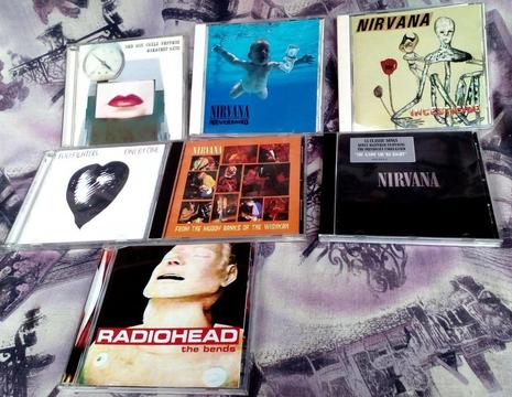 Nirvana, Red Hot Chili Peppers ,Foo Fighters,Radiohead