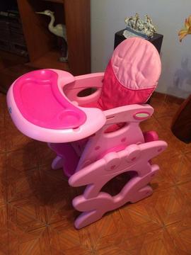 Silla De Comer Y Mesa Para Bebé