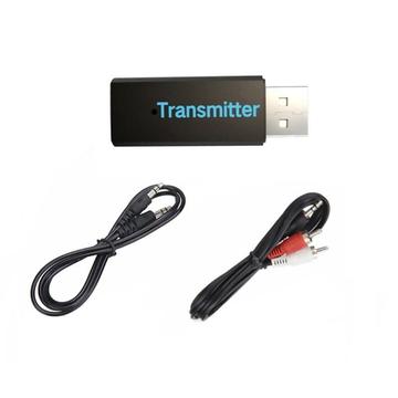 Bluetooth Estereo v3.0 Transmisor USB Aux 3.5mm RCA TV Pcs