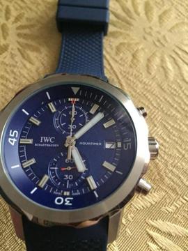 Reloj Iwc Aquatimer Chronograph Blue