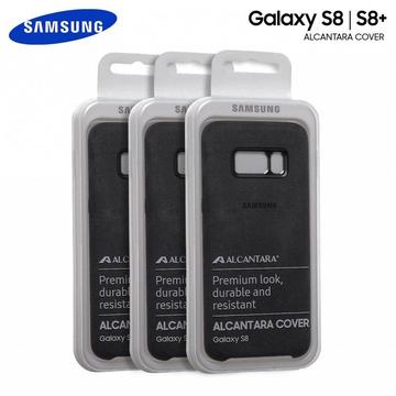 Samsung Alcantara Cover Para Galaxy S8 Y S8 Plus En Stock!! *_Tienda
