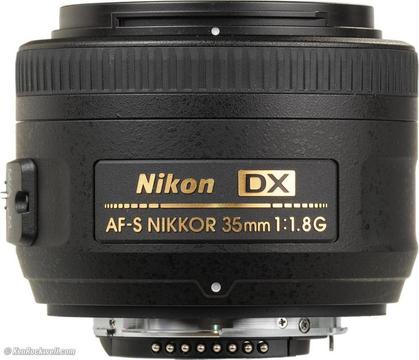 Nikon 35 Mm 1.8 G -nuevo En Caja