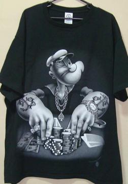 Polo Popeye Xl Original Importado Gijoe Harley Metallica Ac