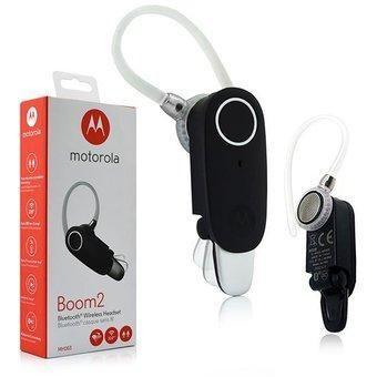 Motorola - Boom 2 Audifono Bluetooth Voz Y Musica Multipunto- Negro ORIGINAL SELLADO