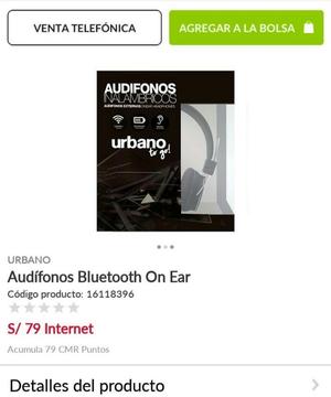 Audífonos Bluetooth Inalámbricos