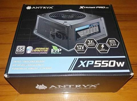 PC FUENTE Gamer ANTRYX PRO 550 WATTS REAL, PLUS 85. COMO NUEVA. OFERTA 160 Soles