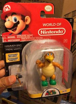 Super Mario World Of Nintendo Figura Original sellado tortuga con martillo