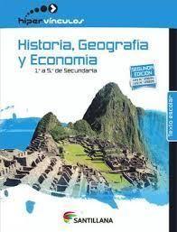 Libro historia geografia economia 2do secundaria santillana