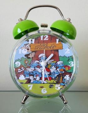 Reloj Despertador Los Pitufos