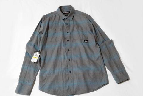 Camisa ZOO YORK plomo Volcom Huntington Hurley Billabong