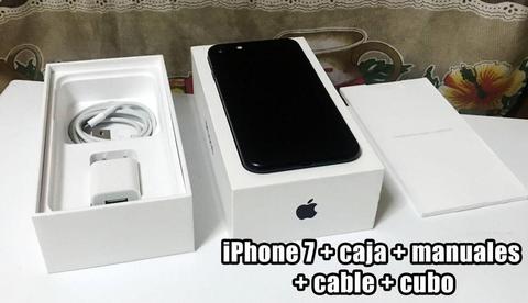 Oferta iPhone 7 de 128gb como nuevo caja cable y cubo