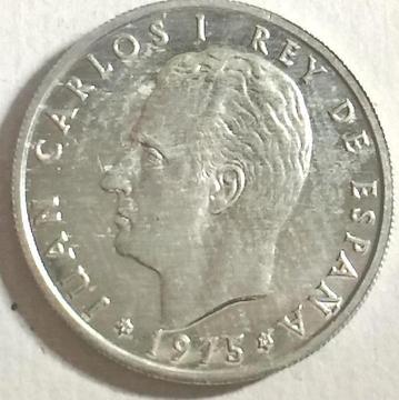 Moneda 5 Pesetas JUAN CARLOS I 1975 España