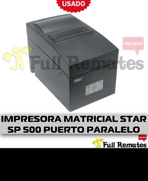 Impresora Matricial Star Sp500 Puerto Paralelo