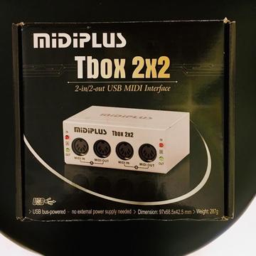 Interface Midi Midiplus Tbox 2X2