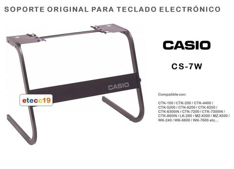 Soporte Teclado CASIO original CS-7W - Impecable