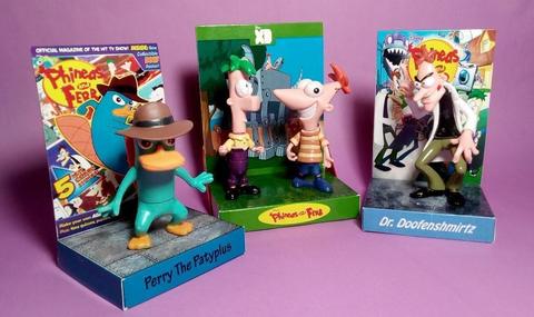 Phineas Y Ferb Display Set