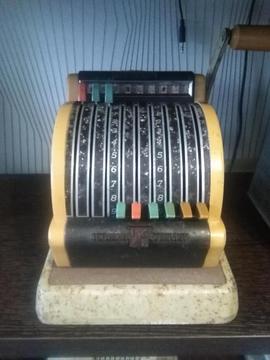 Maquina Calculadora Hedman Vintage Antiguedad Coleccionista