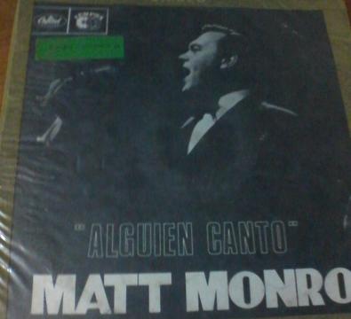 MATT MONRO ALGUIEN CANTÓ LP DISCO VINILO