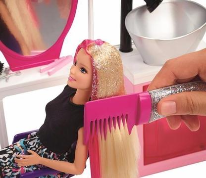 Barbie Salon De Belleza Brillo Glam