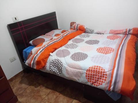 Cama 2 plazas con colchon