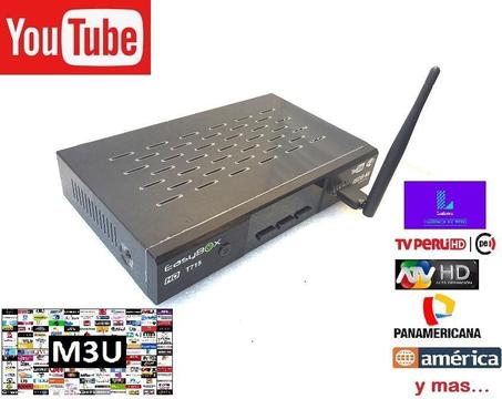 Televisión Digital Hd Y Youtube Easybox T715 Antena Wifi