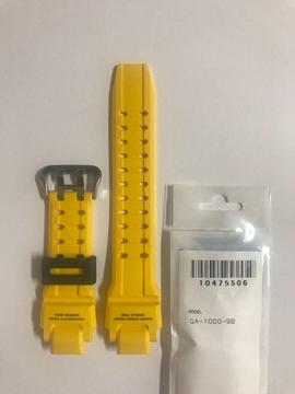 Correa casio Gshock ga1000 amarillo aviador original