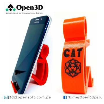 Soporte De Celular Phone Holder Impresion 3d Modelo Figura
