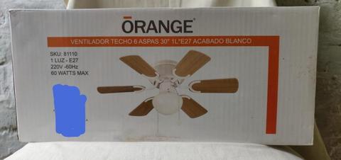 Ventilador de Techo Reversible con Foco