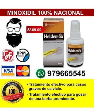 MINOXIDIL 5% BARBA Y CABELLO ABUNDANTE