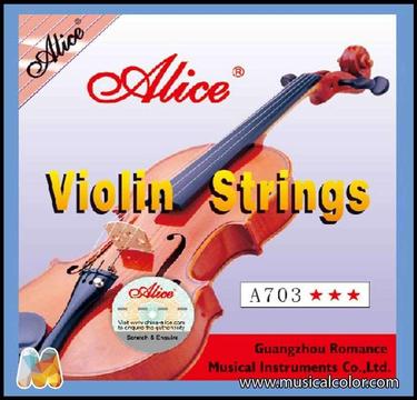 Cuerdas Para Violin Alice A703 Importadas