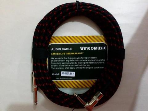 Cable Instrumento Wingo Music 6mt Guitar Blindado Plug L