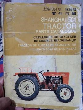 Manuales originales tractor Shanghai 504