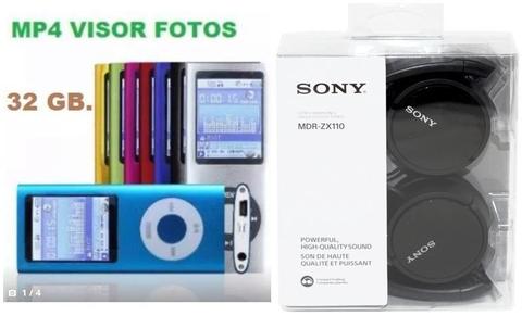 Mp4 Videos 32 GB. Colores Graba Voz Con Audifonos SONY