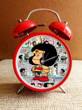 Reloj Despertador Mafalda Wonder Woman