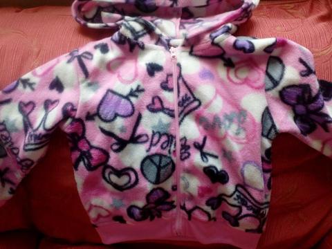 Casaca Micropolar Niña Talla 4 Nueva