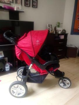 Remato Coche Carrito para Bebe Rojo 9.5