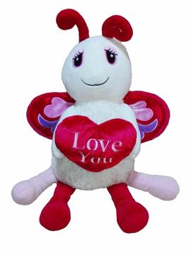 Peluche de Mariquita corazon Love You 53cm Walmart original de EEUU Regalo Navidad Amor