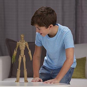 Groot Hasbro Guardianes de la Galaxia Figura articulable (Crece hasta 38cm)