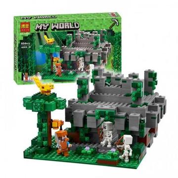 Minecraft Lego Alterno cueva esqueletons ardilla