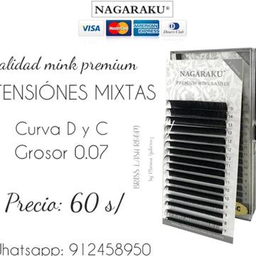 Extensiónes Mixtas Volumen Ruso 0.07