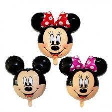 Globos Metalizados De Cabeza De Minnie And Mickey