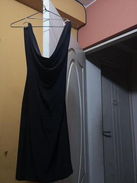 REMATO VESTIDO DE NOCHE NEGRO