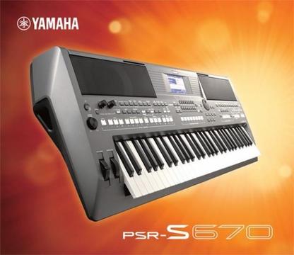 TECLADO ORGANO ELECTRONIC PIANO YAMAHA PSR S670 USB NUEVO