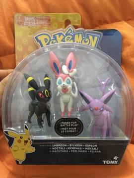 Pokemon Pack 3 Figuras Originales Exclus