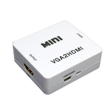 Adaptador Convertidor Vga A Hdmi C/audio Fullhd 1080p Oferta