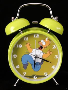 Reloj Despertador Homero Vintage Lindo Regalo