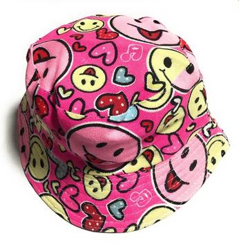 Sombrero Gorro Bebe Niña Emojis Rosado