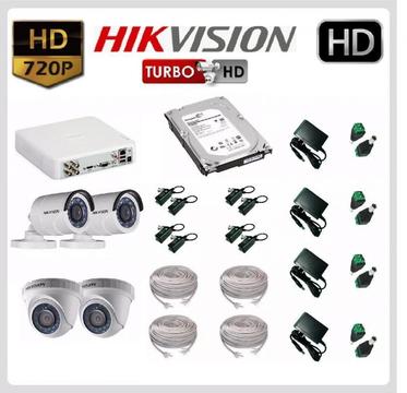 Kit Sistema De Vigilancia Hykvision Dvr4 Cámarashdaccesorios