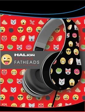 Audífonos Cable Jack 3.5 Halion Plegables Diseño Iconos