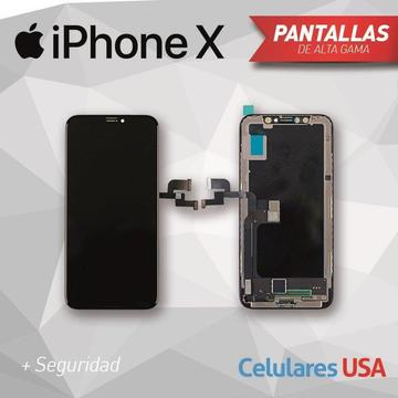 Pantalla Completa IPhone X/8 PLUS/7 PLUS/8/7/6S PLUS/6PLUS/6S6/5/5C/5S/SE /15 MINUTOS / Celulares Usa. Garantía
